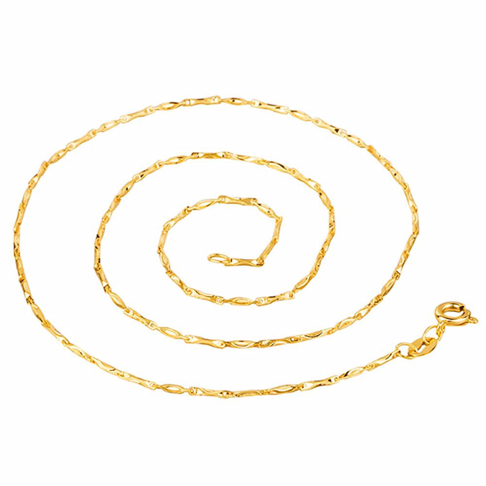 Женская корейская версия серебряных украшений, короткая цепочка на ключицу, ретро-цепочка в виде слитков