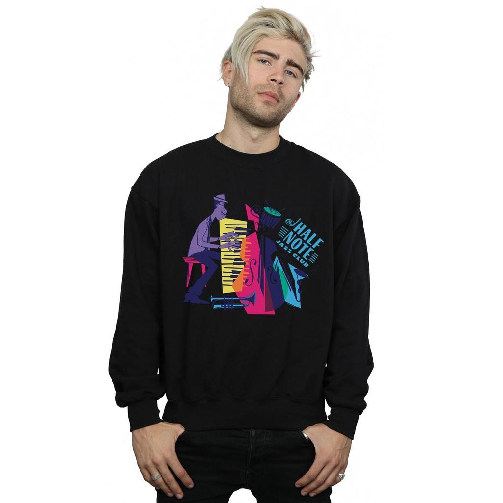 Disney Mens Soul Joe Gardner Jazz Club Sweatshirt