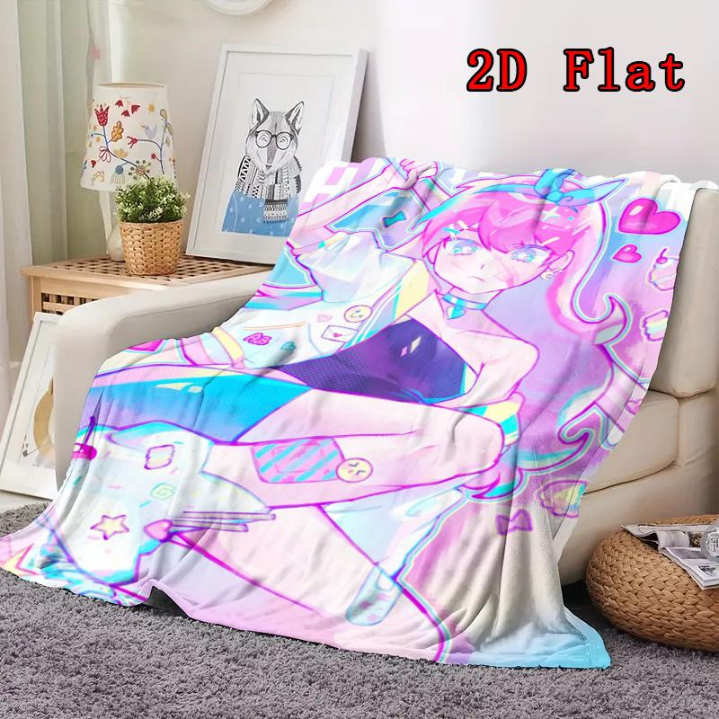 OMORI 2D Flat Pattern Flannel Blanket High quality All Seasons Warmth and Comfort Perfect for Christmas Gifts.DMT0925240