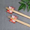 Stylish Kutani Ware Pair Chopstick Rest Set with Butterfly Ceramic Cutlery Made In Japan Design, Rest,