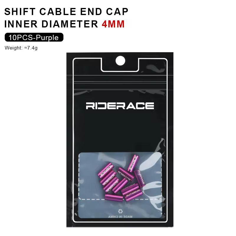 10Pcs/Lot Bicycle Derailleur Cable Housing End Cap Aluminum Alloy 4mm 5mm Bike Shift Brake Cable Ends Line Cap Wire Tube Plugs