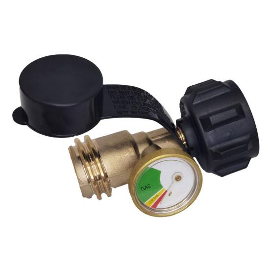 1/2Pcs Propane Tank Gauge Level Indicator QCC1/ Type 1 Connection Universal 5-40lb Tanks Propane Gauge with Color Coded Dial