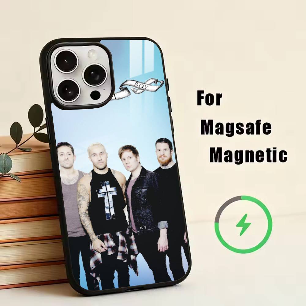 Чехол для телефона Boy-Fall Out Boy для iPhone 17, 16, 15, 14, 13, 12, 11 Plus, Pro, Магнитный для Magsafe, Беспроводная зарядка