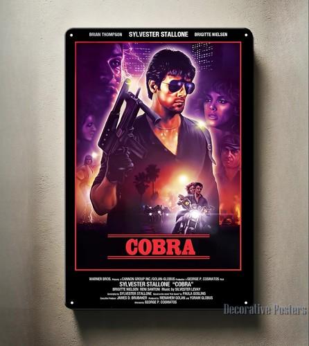 Cobra Movie Metal Poster - Collectable Tin Sign 20x30cm