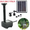 Solar Powered Water Pump Kit 175L/H Flow Rate Water Fountain Pump for Bird Bath Garden Backyard