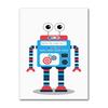 Modern Abstract Cartoon Robot Poster Robot Artwork Canvas Painting Print Wall Art Picture for Living Room Home Decoration Mural
