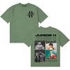 Rapper Junior H Album Cover High Quality T Shirt Unisex Women Aesthetic Short Sleeve Double Sided Print Y2K Oversized Tee Teenagers