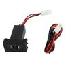 2.1A USB Wiring Harness Built-In Socket Car Charger Car Dual USB Port Charger