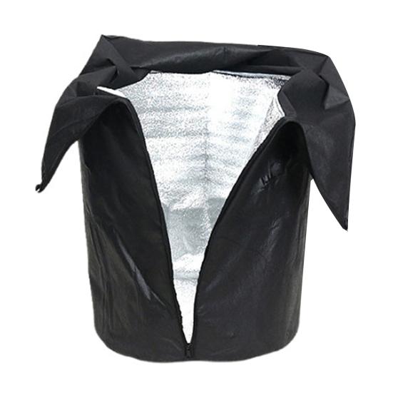 Insulation Cover for Plant Pot Winter Plant Protection Bag Anti-Frost Plant Cover with Zipper Drawstring for Potted Plants Fruit Trees Shrubs