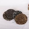 Student Octagonal Cap Korean Version Painter Hat Trendy Leopard Print Beret