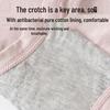 Urban Beauty Женское хлопковое антибактериальное нижнее белье с высокой талией для контроля живота, 4 шт.
