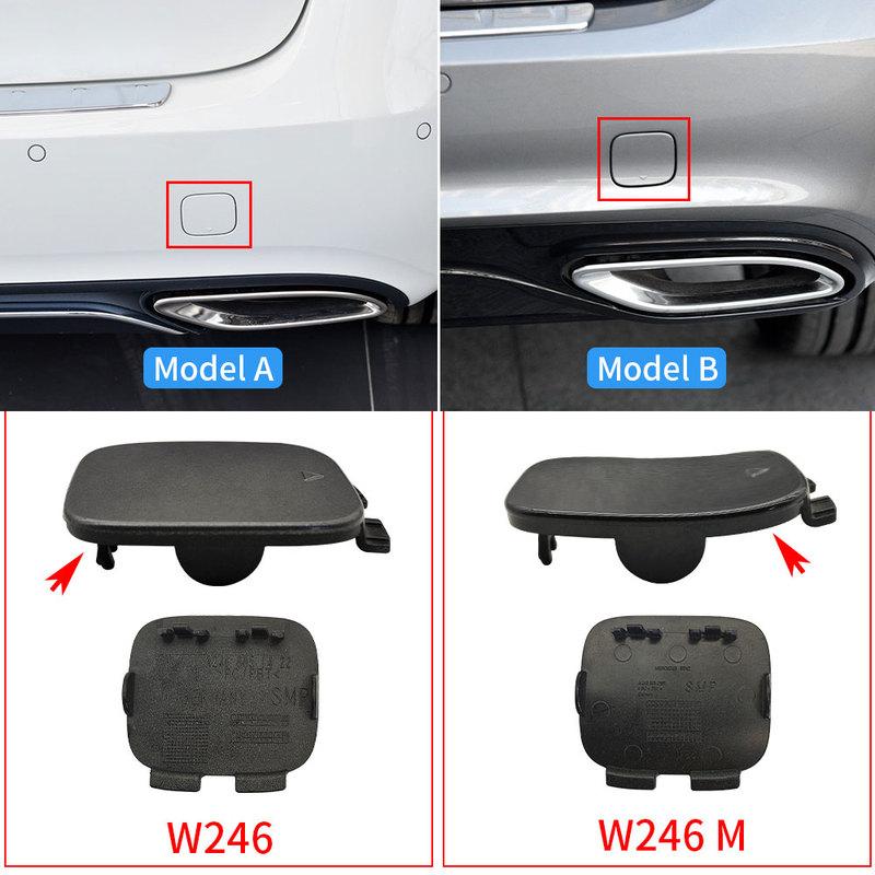 Car Rear Bumper Tow Hook Cover Cap Replacement Accessory Black White For Mercedes Benz B Class W246 B180 B200 B220 2014-