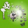 3D Mirror Wall Clock Butterfly Fairy Wall Sticker Frameless Clock Home Office Hotel Decoration