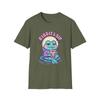 Unisex Softstyle T-Shirt Frog Boba Tea Moonlight Chill Lily Pad Tee