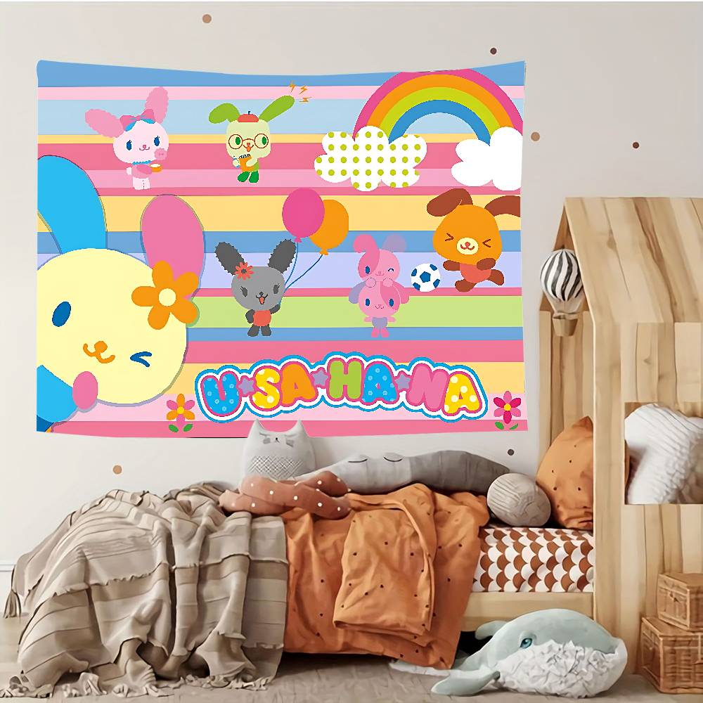 Cartoon UUSAHANA Cute Tapestry Customizable Tapestries Of Various Styleswall Hangings Celebrity Photo Printingwall Hangings