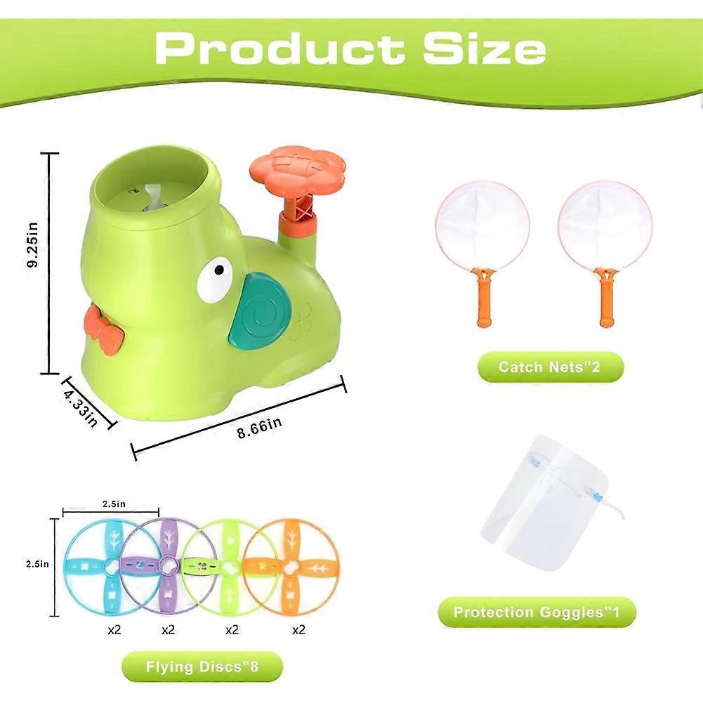 Stomp Flying Disc Launcher Toys,Outdoor Flying Disc Launcher Toy Games, Outside Yard Activities Toy