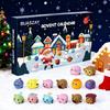 Christmas Advent Calendar 2025 Cartoon Animal Car Shapes Countdown Calendar Battery-Free Pull-Back Cars Educational Toy