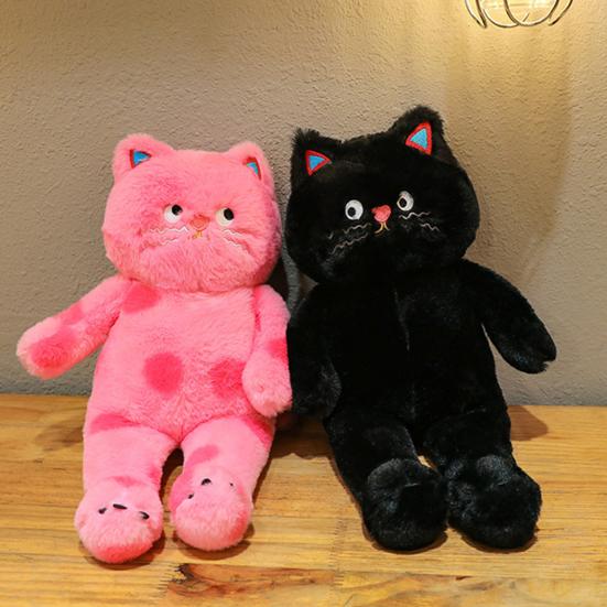 Плюшевая кукла в форме кота в горошек, плюшевая игрушка, прочная, мягкая, удобная, мягкая игрушка для украшения дома