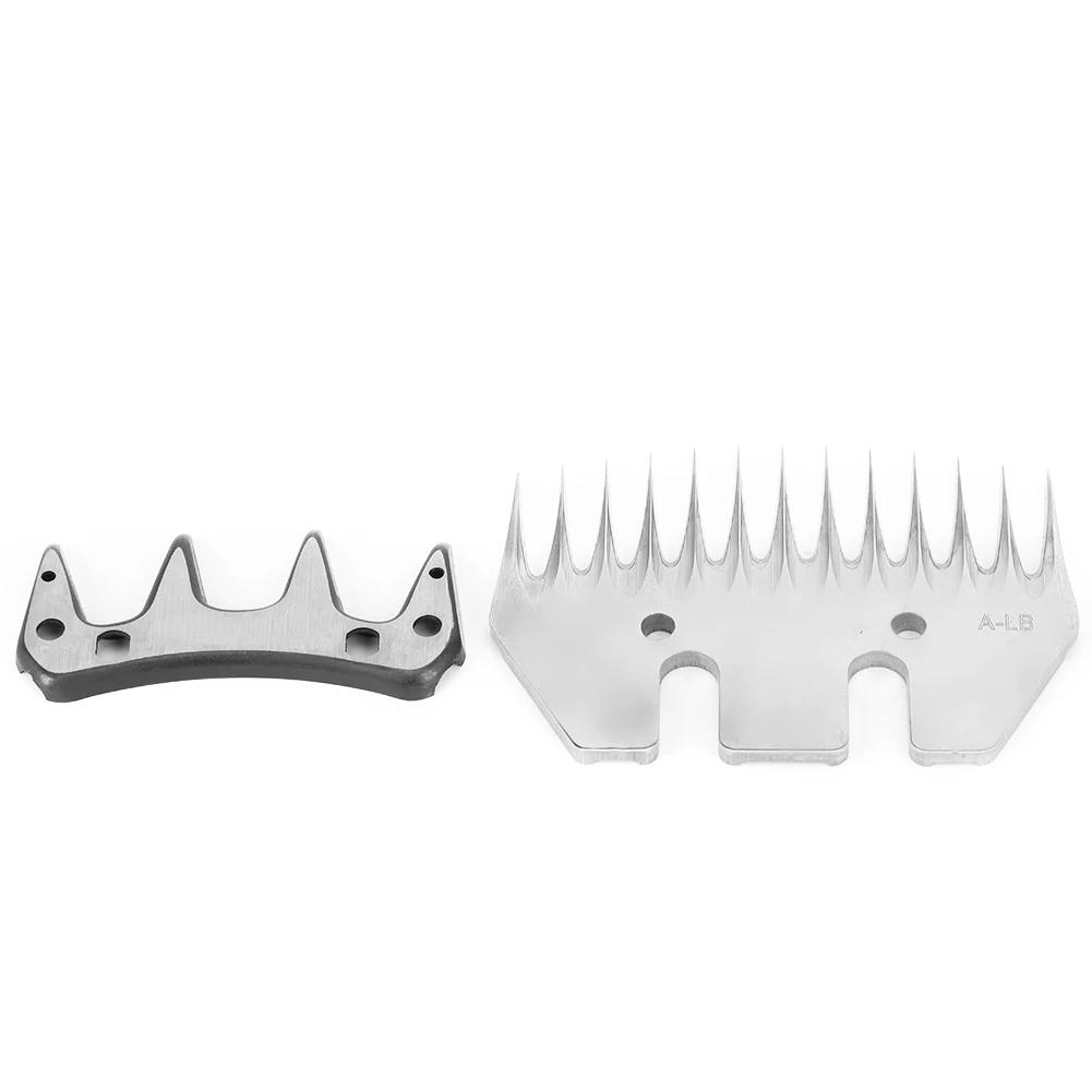 Лезвие для стрижки овец Лезвие для машинки для стрижки овец из нержавеющей стали Высокая твердость Режущий стригущий нож Замена Лезвие из нержавеющей стали