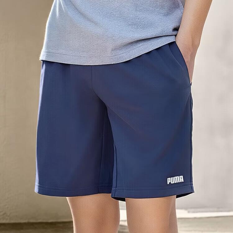 Puma Ess Свободный крой Прямой крой С принтом Повседневные Однотонные Простые Спортивные шорты Мужские шорты 690282-06