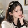 Wide Velvet Headband Rhinestone Hairband Sweet Vintage Hair Hoop  Autumn Winter