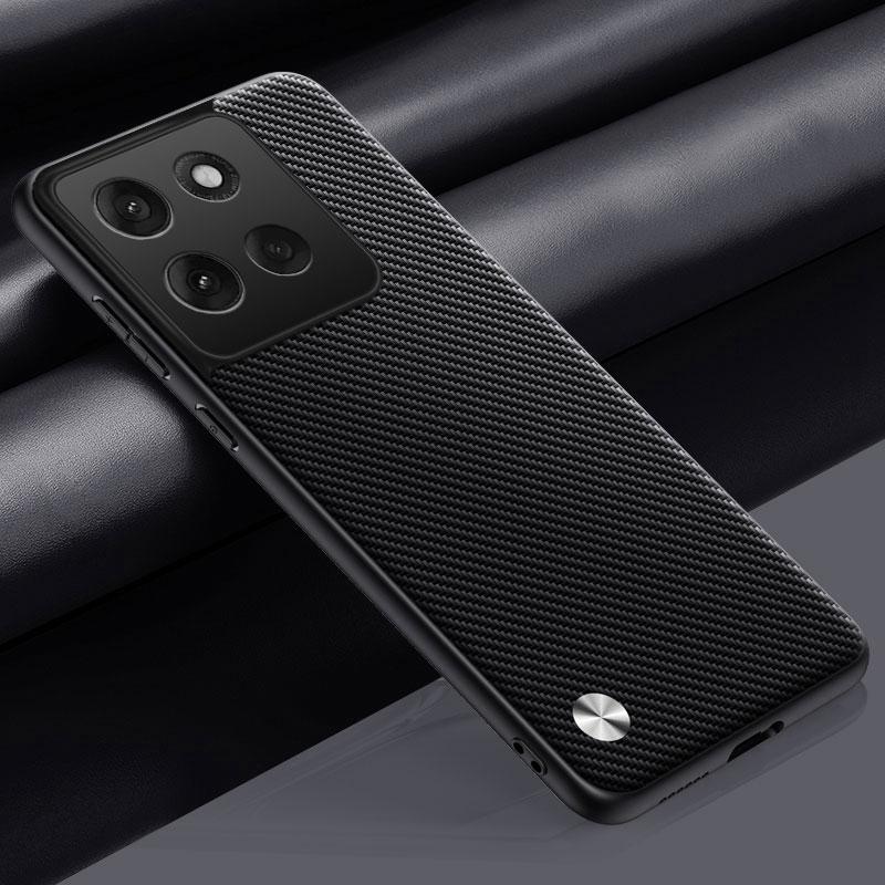 Роскошный ударопрочный чехол из ПУ-кожи для Motorola Moto G86 5G - Защитная задняя крышка в нескольких цветах