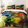 Dandys world Custom Name 3pc set Perfect for bedroom use Comfortable bedding set includes a duvet cover and two pillowcases Ideal birthday or Christma