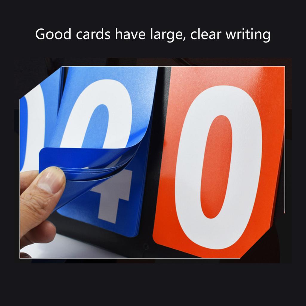 Настольное табло с перекидными цифрами для спортивных соревнований, мультиспортивное табло, табло с перекидными цифрами для ведения счета, простое в использовании