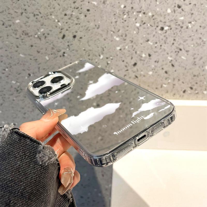 Чехлы для мобильных телефонов iPhone 11 13 XR 15 Pro Max 12 14 Pro Max Чехол iPhone 16 XS Max Зеркальный защитный чехол Зеркальный Изысканный мультяшный водонепроницаемый