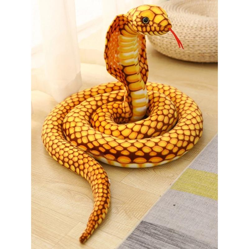 240 см Имитация красочных реалистичных E Cobra плюшевых игрушек мягкие игрушки змеи плюшевые забавные шутки мягкие игрушки домашний декор