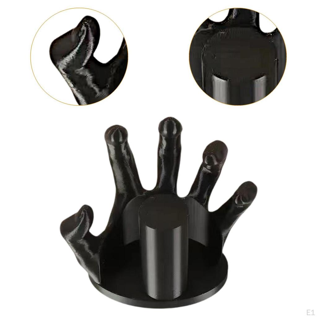 Держатель для туалетной бумаги в форме руки, современный органайзер, Fashion Hotel, черный, компактный