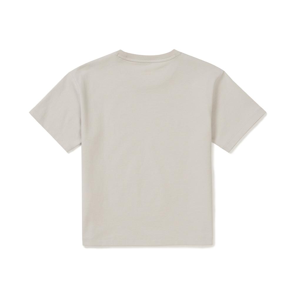 [Snowpeak] Kids Aerocool Asterisk Short-Sleeve T-shirt Sand Beige (S25MKFTS97)