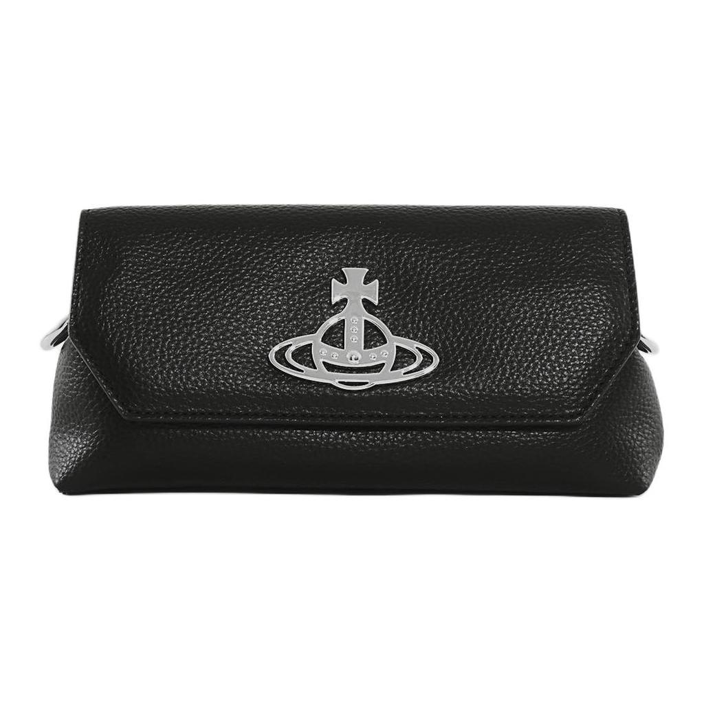 VIVIENNE WESTWOOD Мини-сумка на цепочке Женская сумка Черная 5C010004WS000DBLACK