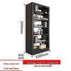 Lieve Steel Library Bookcase