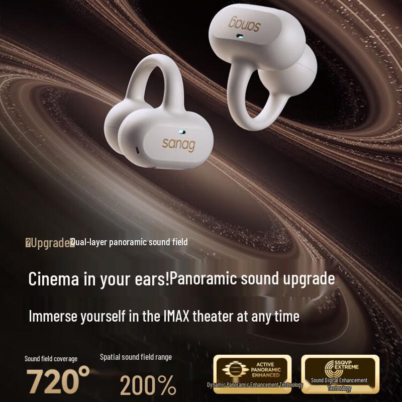 Bluetooth-наушники Saina Z50 Ultra с креплением-клипсой