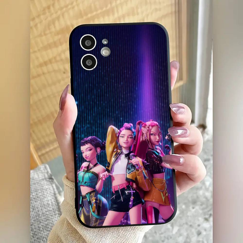1 шт. K-Pop D-Demon H-Hunters Чехол для телефона Силиконовый Мягкий Для IPhone 17 Air 16 15 14 13 12 11 Plus Pro Max Plus