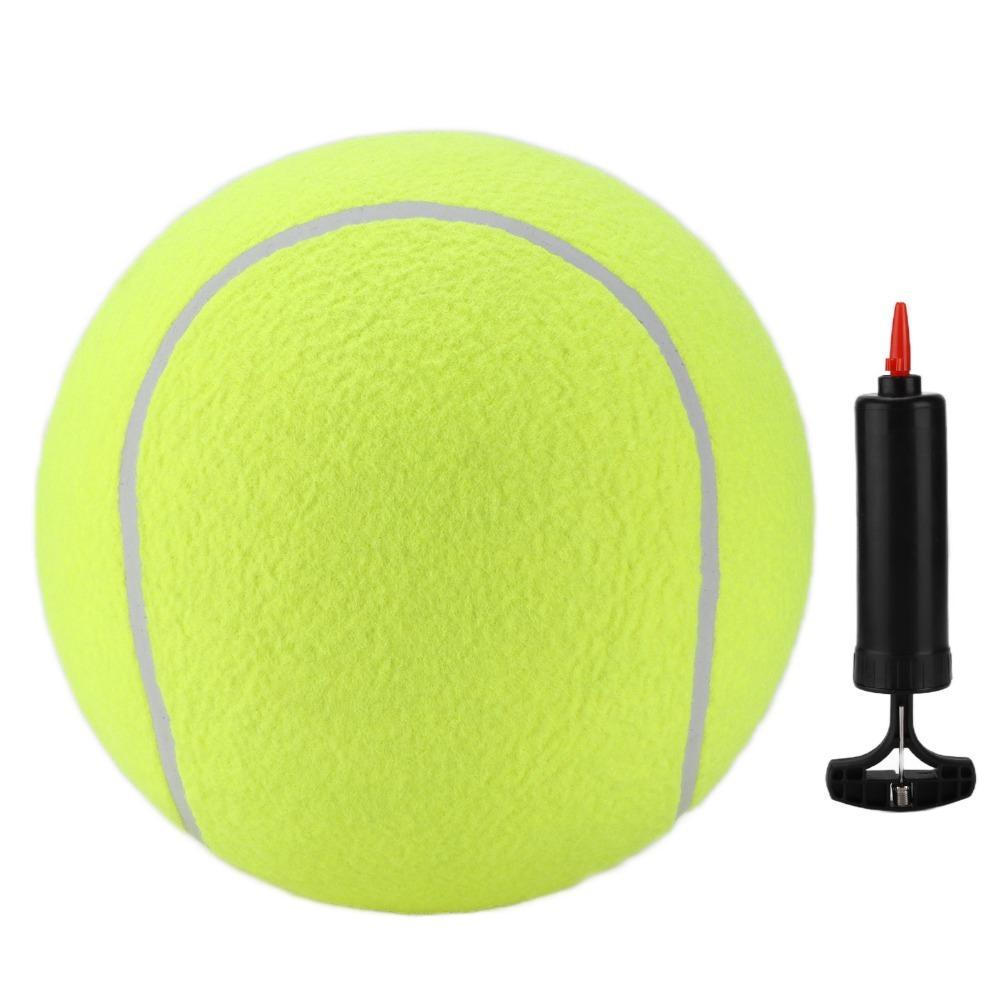 9.5 Inch Round Shape Inflatable Pet Tennis Ball 9.5 Inch Dog Training Tennis Toy Medium Large Dogs