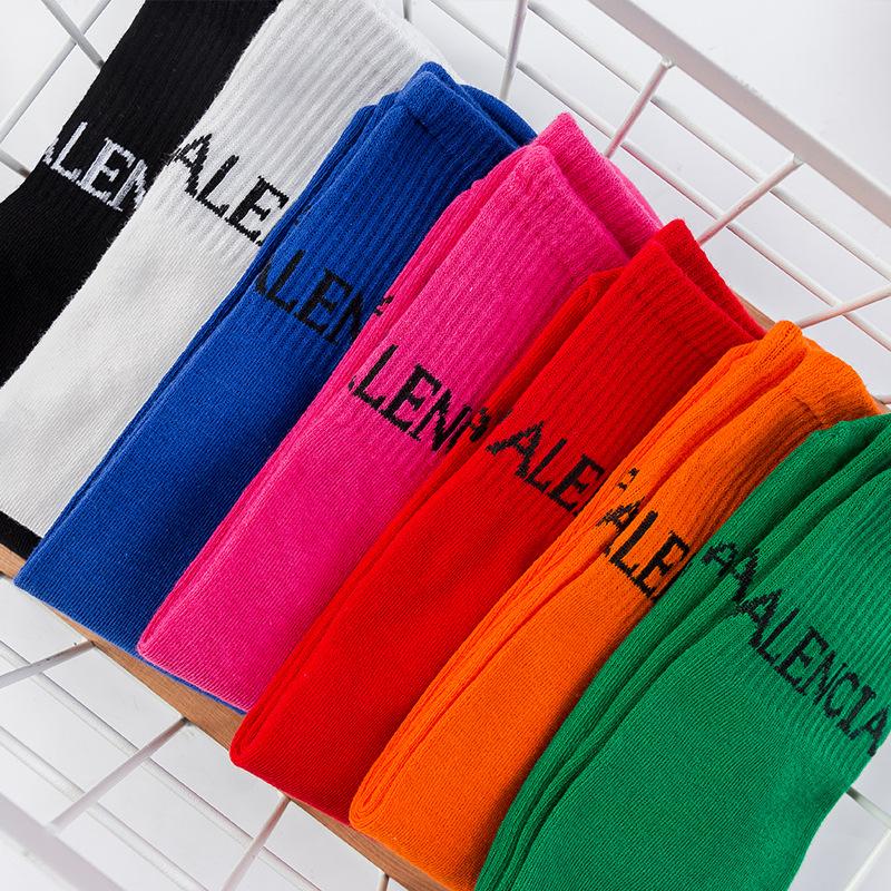 Новые чулки, модные детские хлопковые чулки с надписью, чулки