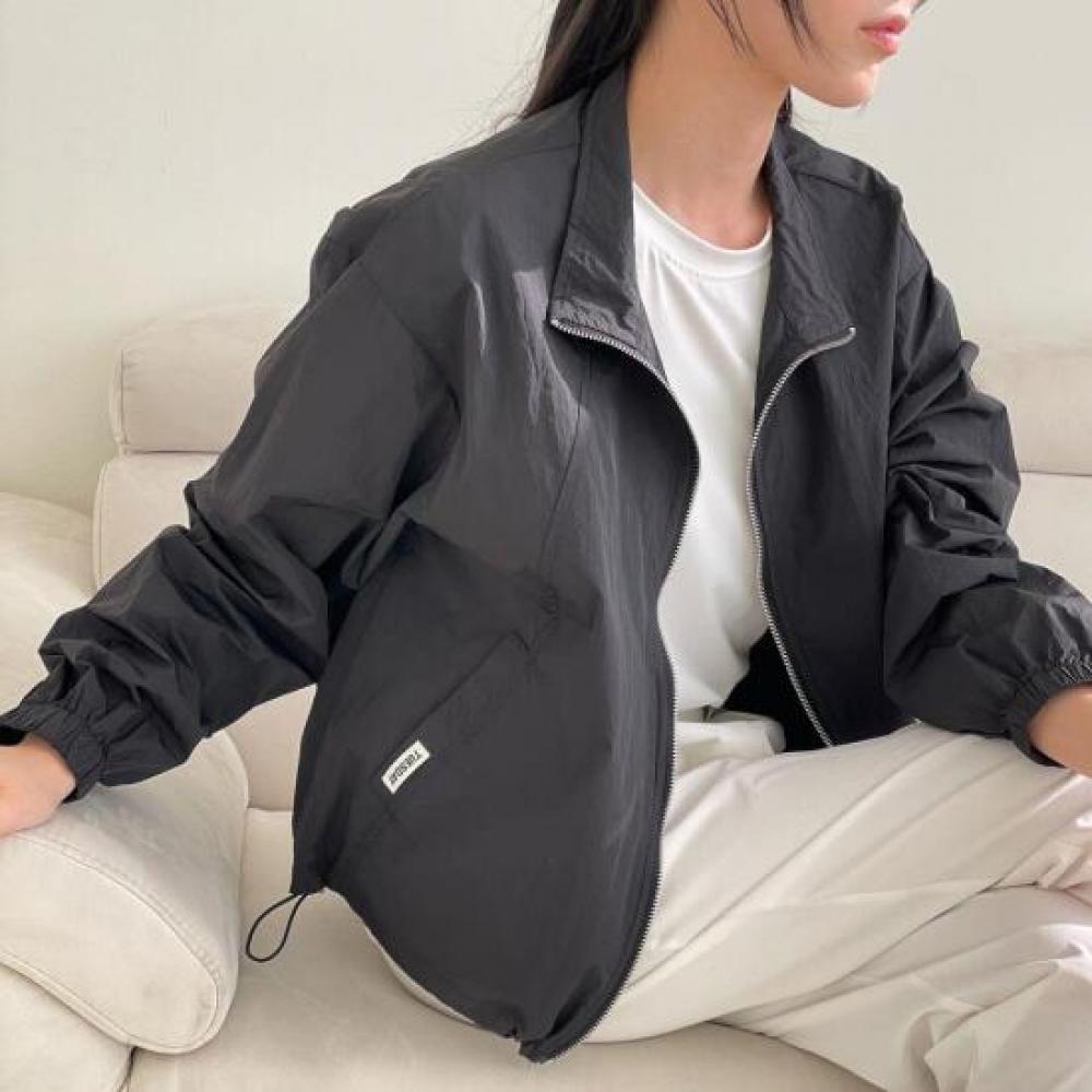 New ArrivalS Open Run Women S Collar Neck Patch Windbreaker Jumper