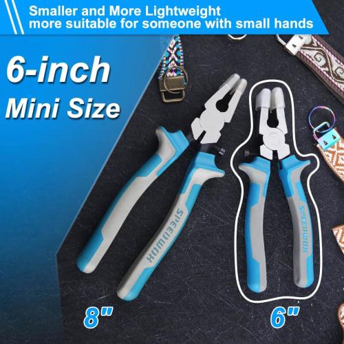 SPEEDWOX 6-inch Glass Nippers, Glass Punch, Glass Cutter, Glass Cutter, Stained Glass Nippers, Plastic Glass Nippers for Stained Glass, Plastic Nipper