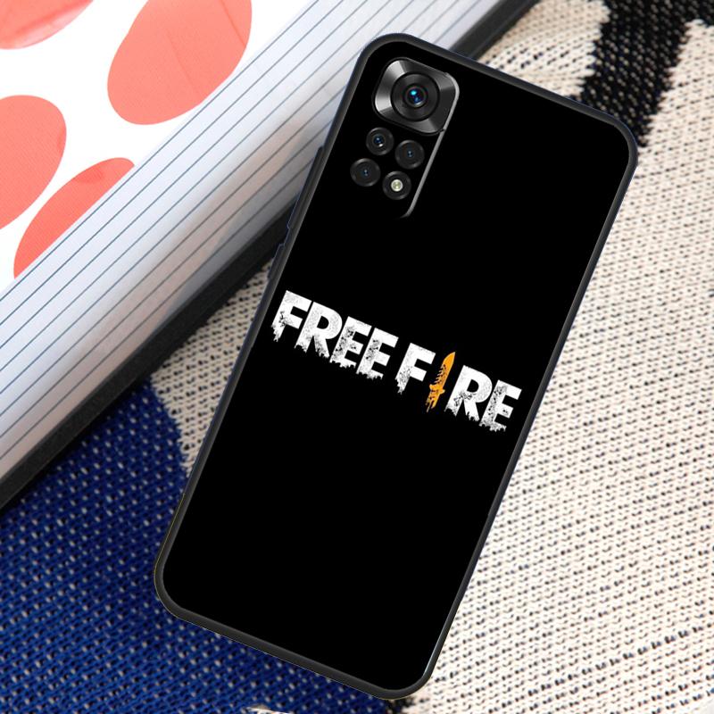 Чехол Free Fire Game для Xiaomi Redmi Note 12 8 9 10 11 Pro 9S 10S 11S 8T Redmi 10 12C 9C 10A 10C Coque