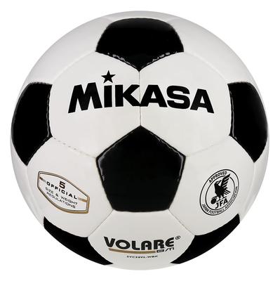 MIKASA Футбольный мяч, размер 5, сертифицирован Японской футбольной ассоциацией, для университета, старшей и средней школы, SVC50VL-WBK, (Для взрослых,