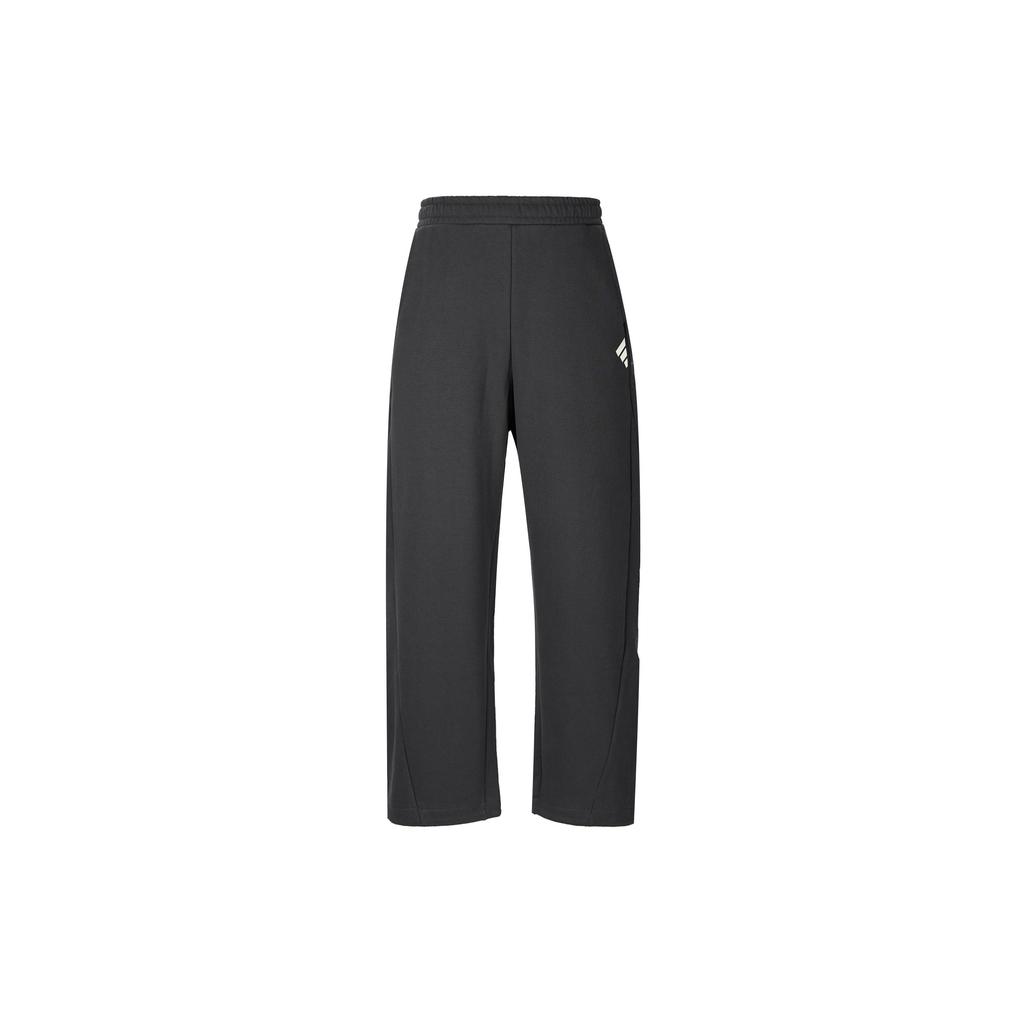 adidas Свободные мягкие удобные модные трикотажные спортивные брюки женские низ черного цвета JY8072