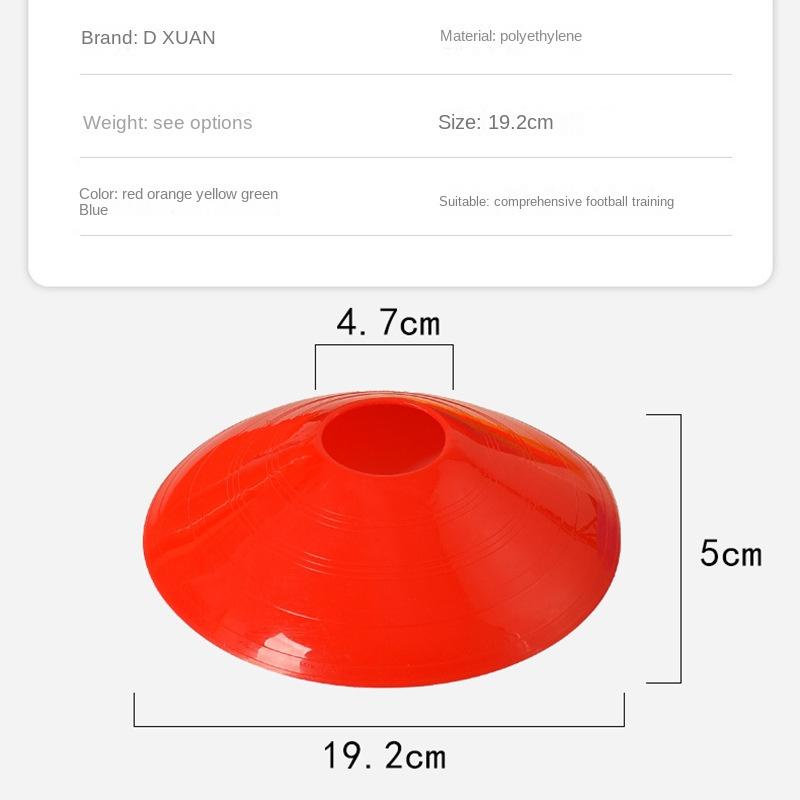 ФутболТренировочный логотипТренировочный барьер Логотип пластины Препятствие Маркировка Диски Маркировочный указатель Дорожные заграждения ФутболТренировочные принадлежности