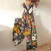 Women's Loose Casual One-piece Summer Floral Print Jumpsuit