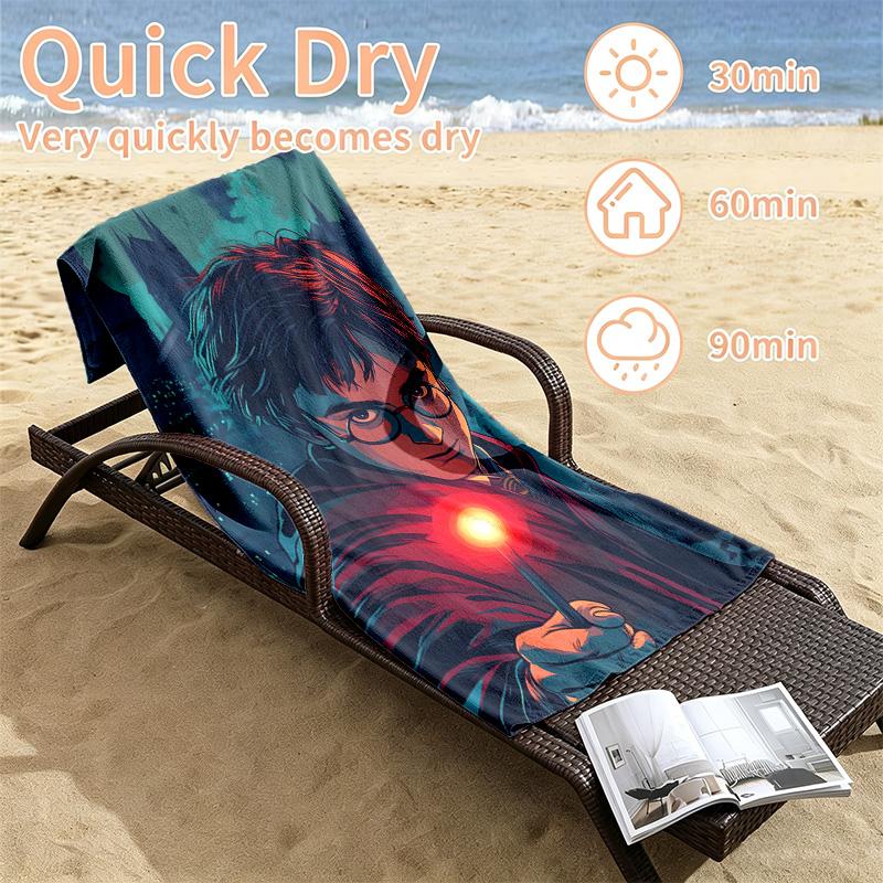 Harry Potter Beach towels also serve as bath towels summer essential a musthave for the outdoors the beach and the pool