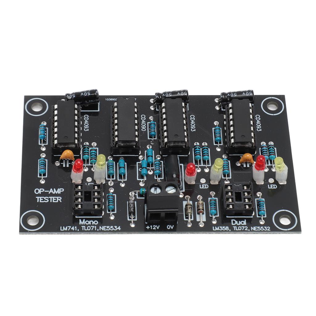 OP AMP Module Professional Single Dual OP Amplifier Board for TL071 TL072 TL081 TL082 LM741 LF356