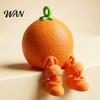 Creative Fruit Figurine 3D Printed Figure Collectible Cute Banana Orange Blueberry Cherry For Adults Shelf Ornament with Dangling Legs for Home Office