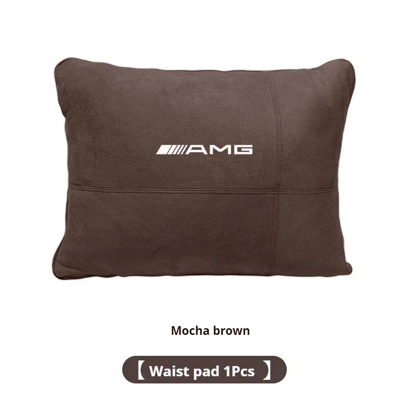 Car Sticker Car Headrest Lumbar Rest Cushion Neck Support Neck Pillow For Mercedes-Benz AMG A C E S V Class Sprinter GLC ML SLK