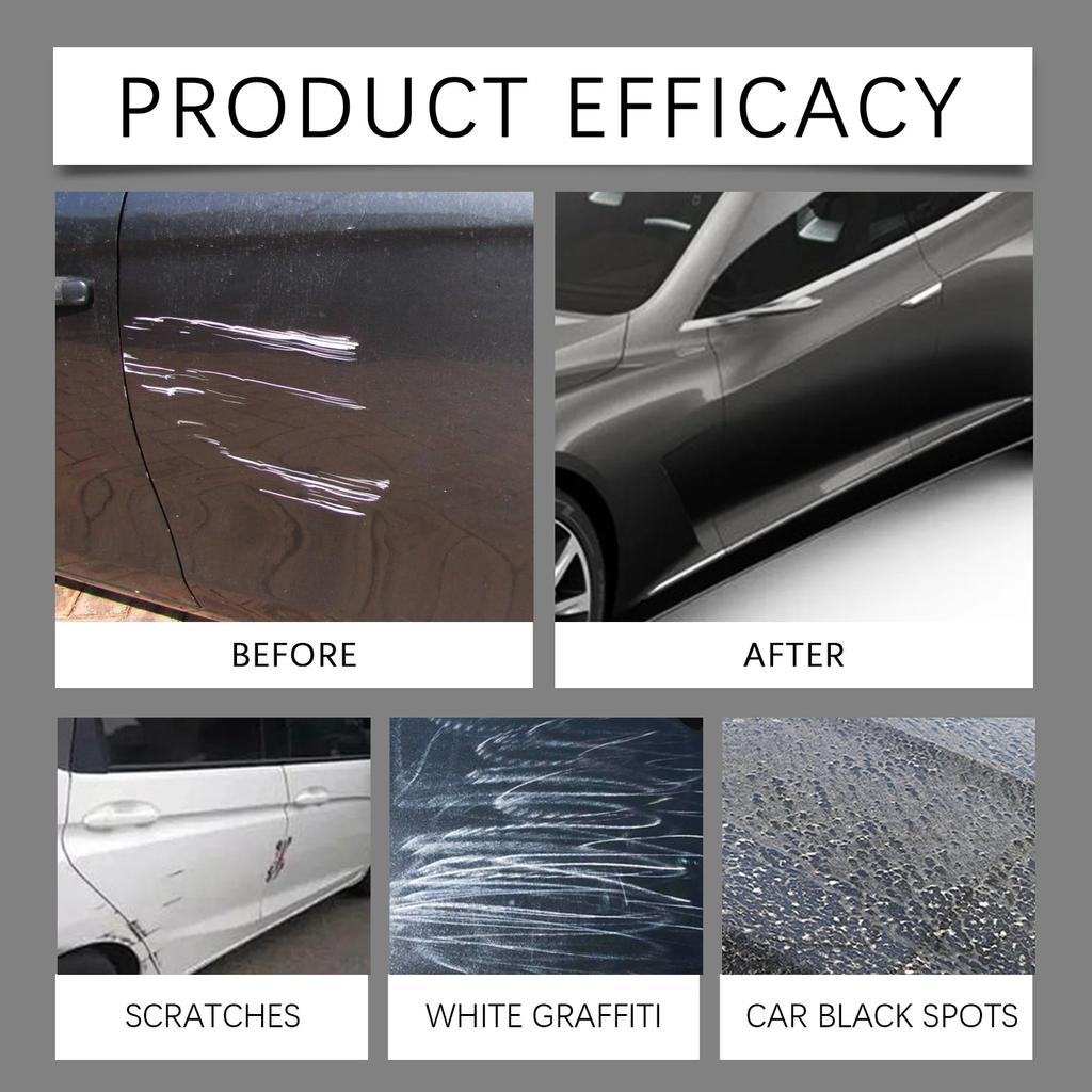 Car Scratch Remover Wax - Deep Cleaning & Scratch Removal | Car Polish & Coat Protection For Shine & Restore
